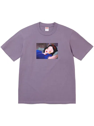 SUPREME SNOW WHITE "DUSTY PURPLE" T-SHIRTS