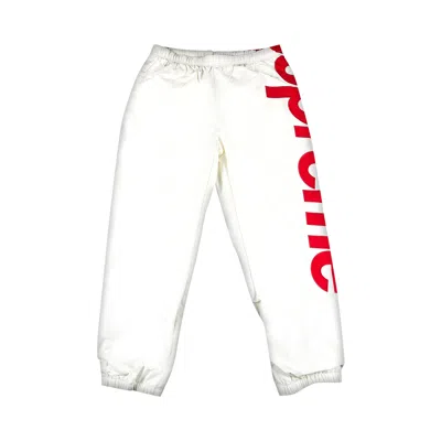 SUPREME SUPREME SPELLOUT TRACK PANT 'WHITE'