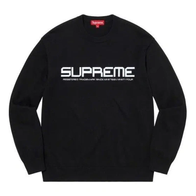 SUPREME Supreme Split Logo Pullover 'Black White'