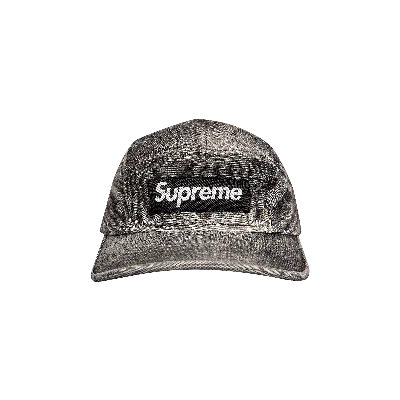 SUPREME SUPREME SPRAY CANVAS CAMP CAP 'BLACK'