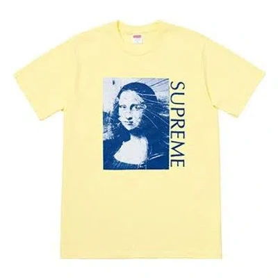 SUPREME Supreme SS18 Mona Lisa Pale Yellow Tee