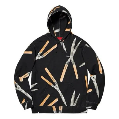 SUPREME Supreme SS19 Shears Hooded Sweatshirt Black