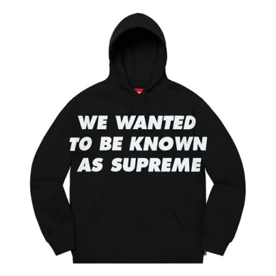 SUPREME Supreme SS20 Week 1 Known As Hooded Sweatshirt