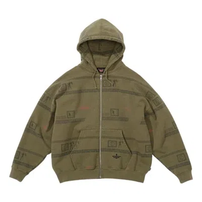 SUPREME Supreme SS23 Week6 Zip Up HOODED Jacket 'Green'