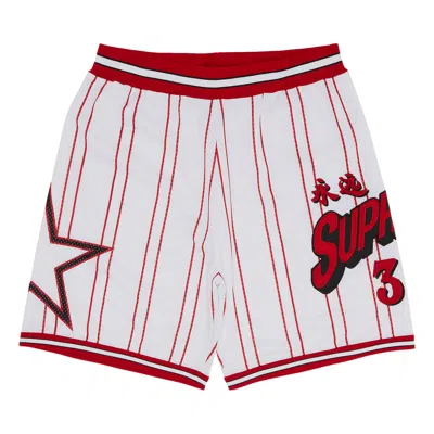 SUPREME SUPREME STAR BASKETBALL SHORT 'WHITE'