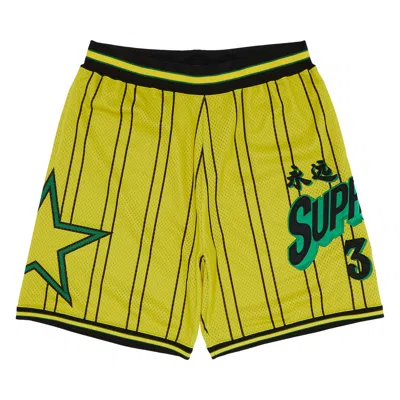 SUPREME SUPREME STAR BASKETBALL SHORT 'YELLOW'
