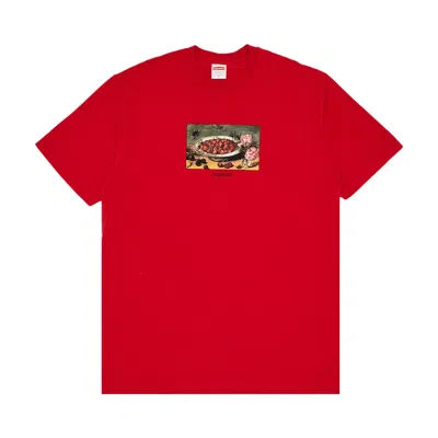 SUPREME SUPREME STRAWBERRIES TEE 'RED'