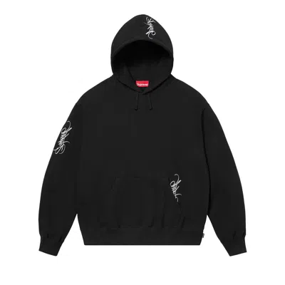 SUPREME SUPREME TAG HOODED SWEATSHIRT 'BLACK'