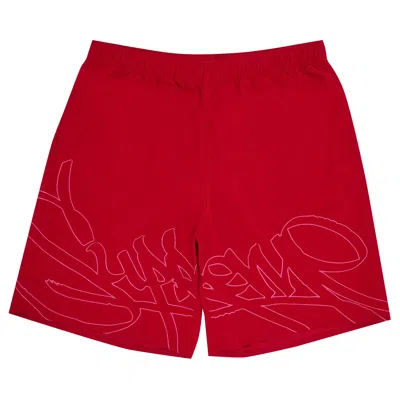 SUPREME SUPREME TAG WATER SHORT 'RED'