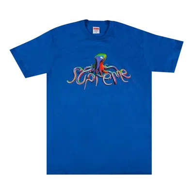 SUPREME SUPREME TENTACLES TEE 'ROYAL'
