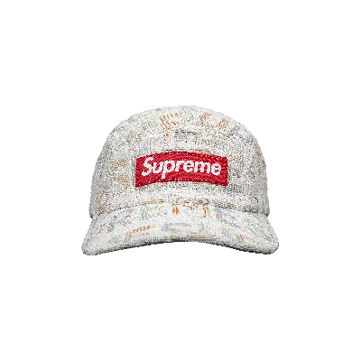 SUPREME SUPREME TERRY SPELLOUT CAMP CAP 'WHITE'