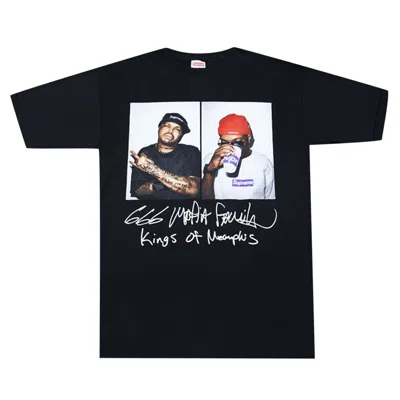 SUPREME SUPREME THREE 6 MAFIA TEE 'BLACK'