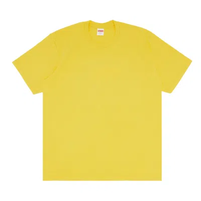 SUPREME SUPREME TONAL BOX LOGO TEE 'YELLOW'