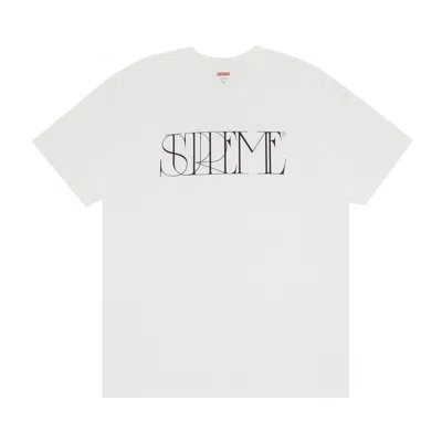 SUPREME SUPREME TRADEMARK TEE 'WHITE'