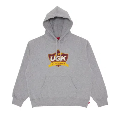 SUPREME SUPREME UGK HOODED SWEATSHIRT 'HEATHER GREY'