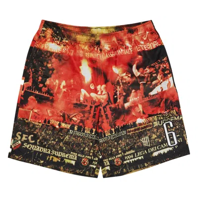 SUPREME SUPREME VINCI PER NOI SOCCER SHORT 'MULTICOLOR' | ORANGE | MEN'S SIZE M