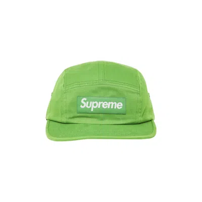 SUPREME SUPREME WASHED CHINO TWILL CAMP CAP 'GREEN'