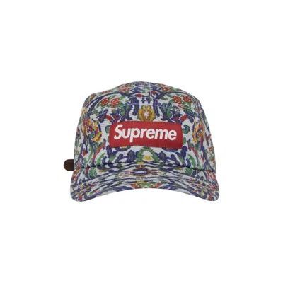 SUPREME SUPREME WASHED CHINO TWILL CAMP CAP 'TAPESTRY'