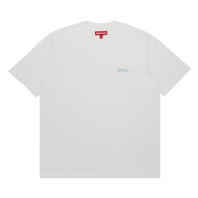 SUPREME SUPREME WASHED TAG SHORT-SLEEVE TOP 'WHITE'