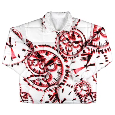 SUPREME SUPREME WATCHES REVERSIBLE PUFFY JACKET 'WHITE'