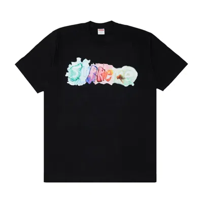 SUPREME SUPREME WATERCOLOR TEE 'BLACK'