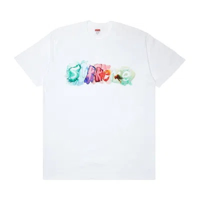 SUPREME SUPREME WATERCOLOR TEE 'WHITE'