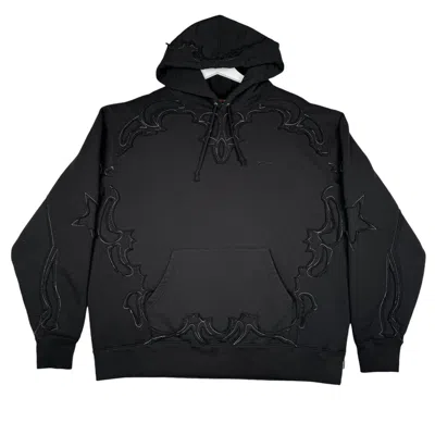 SUPREME WESTERN CUT OUT HOODIE BLACK - MEN’S LARGE - NEW