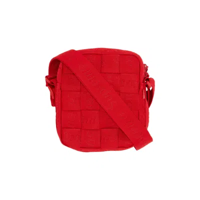 SUPREME SUPREME WOVEN SHOULDER BAG 'RED'