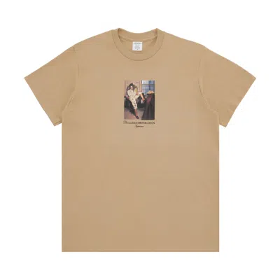SUPREME SUPREME X BERNADETTE CORPORATION FUCK TEE 'KHAKI'