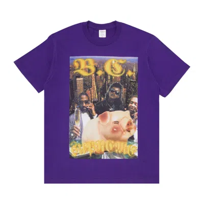 SUPREME SUPREME X BERNADETTE CORPORATION MONEY TEE 'PURPLE'