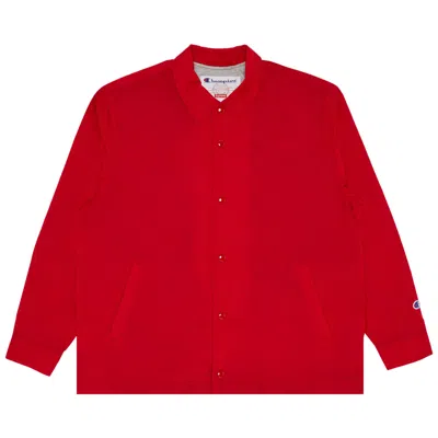 SUPREME SUPREME X CHAMPION COACHES JACKET 'RED'