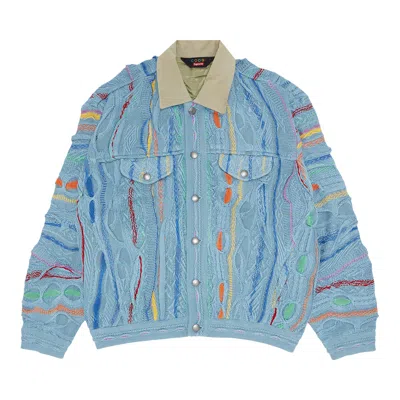 SUPREME SUPREME X COOGI TRUCKER JACKET 'BLUE'