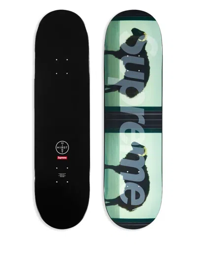 SUPREME X DAMIEN HIRST SHEEP "BLACK" SKATEBOARD