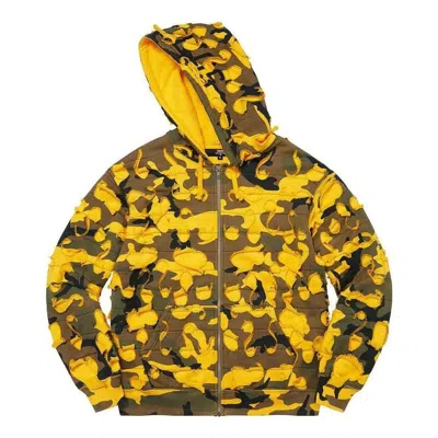 SUPREME Supreme x Griffin Zip Up Hooded Sweatshirt 'Yellow Olive Green'