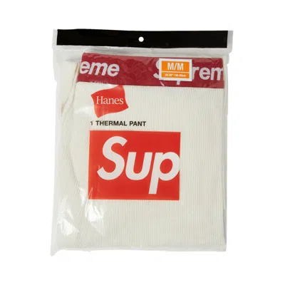 SUPREME SUPREME X HANES THERMAL PANT (1 PACK) 'NATURAL'