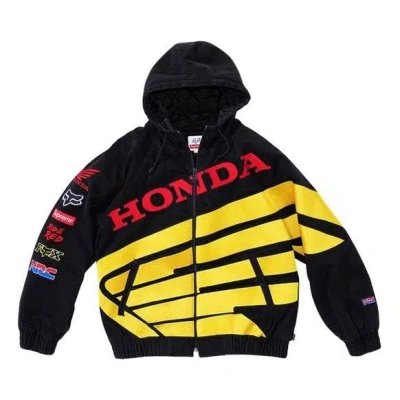 SUPREME Supreme x Honda Fox Racing Puffy Zip Up Jacket 'Black'