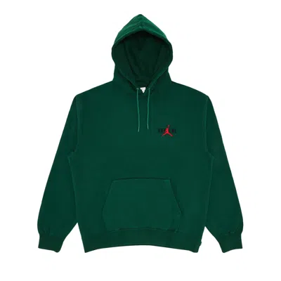 SUPREME SUPREME X JORDAN HOODED SWEATSHIRT 'GREEN'