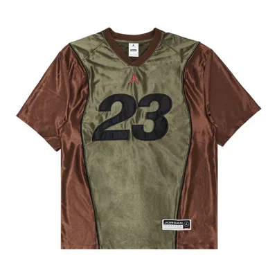 SUPREME SUPREME X JORDAN WARM UP JERSEY 'OLIVE'