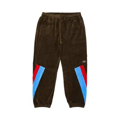 SUPREME SUPREME X MARTINE ROSE VELOUR TRACK PANT 'BROWN' | MEN'S SIZE S