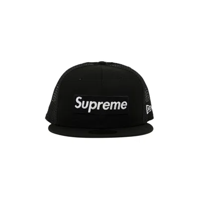 SUPREME SUPREME X NEW ERA BOX LOGO MESH BACK 'BLACK'