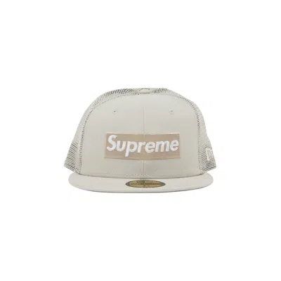 SUPREME SUPREME X NEW ERA BOX LOGO MESH BACK 'STONE'