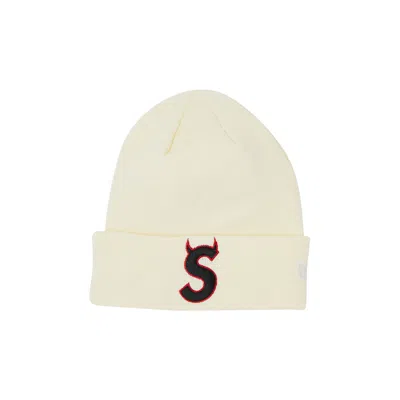 SUPREME SUPREME X NEW ERA S LOGO BEANIE 'NATURAL'