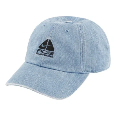 SUPREME Supreme x Nike ACG Denim 6-Panel 'Teal Black'