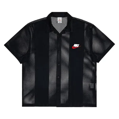 SUPREME SUPREME X NIKE MESH SHORT-SLEEVE SHIRT 'BLACK'