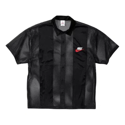 SUPREME Supreme x Nike Mesh S/S Shirt 'Black'