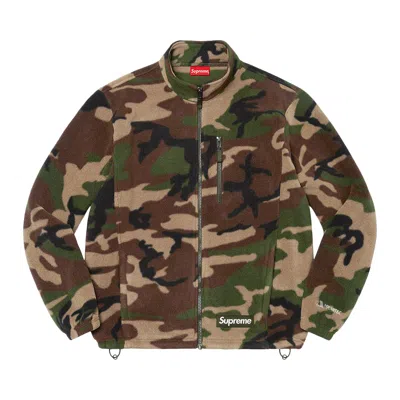 SUPREME SUPREME X POLARTEC ZIP JACKET 'WOODLAND CAMO'