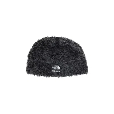 SUPREME SUPREME X THE NORTH FACE HIGH PILE FLEECE BEANIE 'BLACK'