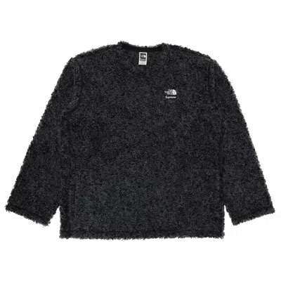 SUPREME SUPREME X THE NORTH FACE HIGH PILE FLEECE LONG-SLEEVE TOP 'BLACK'
