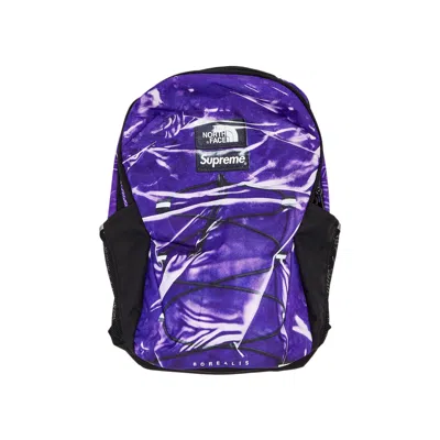 SUPREME SUPREME X THE NORTH FACE PRINTED BOREALIS BACKPACK 'PURPLE'