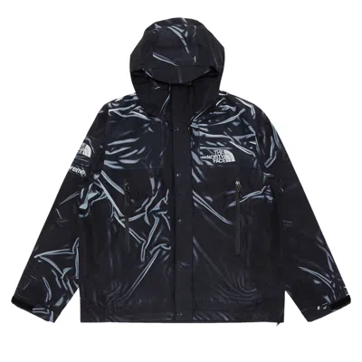 SUPREME SUPREME X THE NORTH FACE PRINTED TAPED SEAM SHELL JACKET 'BLACK'
